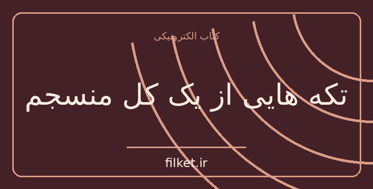 دانلود کتاب تکه هایی از یک کل منسجم اثر پونه مقیمی | فایلکت