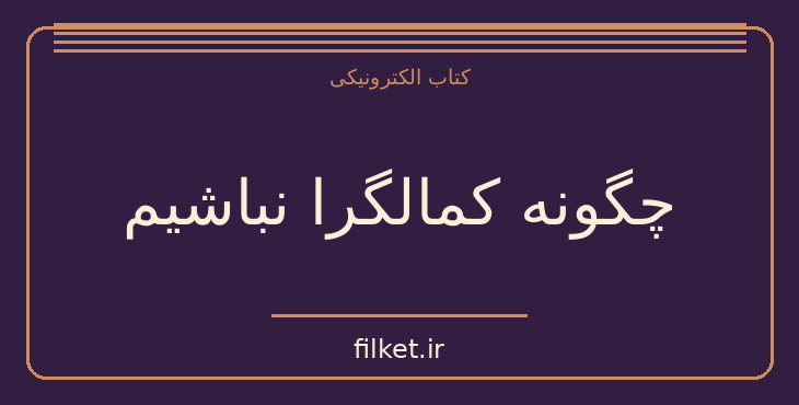 دانلود کتاب چگونه کمالگرا نباشیم اثر استفان گایز | رشد فردی