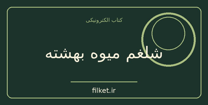 دانلود کتاب شلغم میوه بهشته اثر علی محمد افغانی | فایلکت